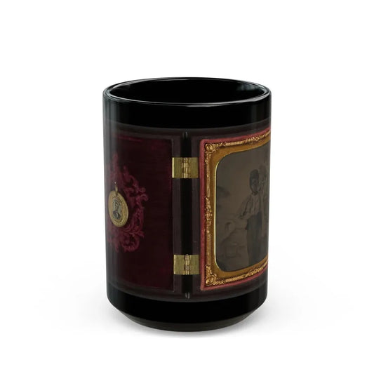 Unidentified African American Boy (U.S. Civil War) Black Coffee Mug 15oz - Go Mug Yourself