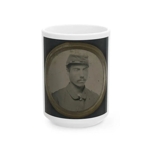 Unidentified African American Soldier (U.S. Civil War) White Coffee Mug 15oz - Go Mug Yourself