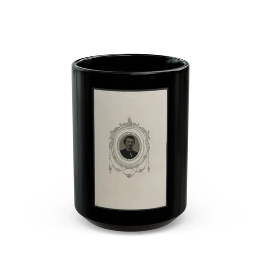Unidentified Man 001(2) (U.S. Civil War) Black Coffee Mug 15oz - Go Mug Yourself
