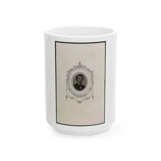 Unidentified Man 001(2) (U.S. Civil War) White Coffee Mug 15oz - Go Mug Yourself