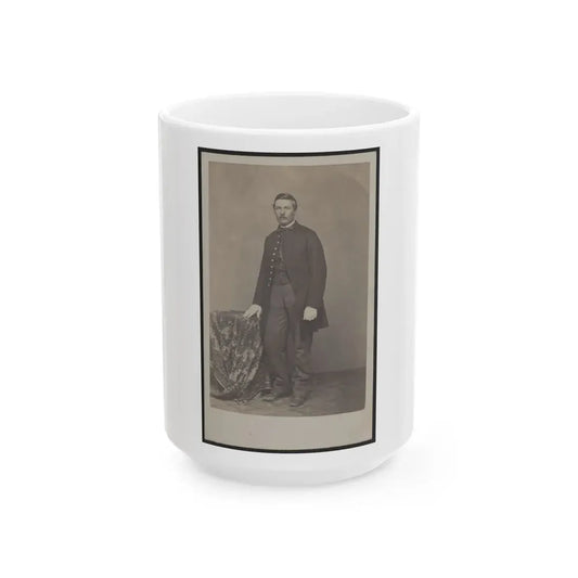 Unidentified Man 001 (U.S. Civil War) White Coffee Mug 15oz - Go Mug Yourself