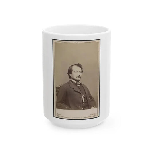 Unidentified Man 003 (U.S. Civil War) White Coffee Mug 15oz - Go Mug Yourself