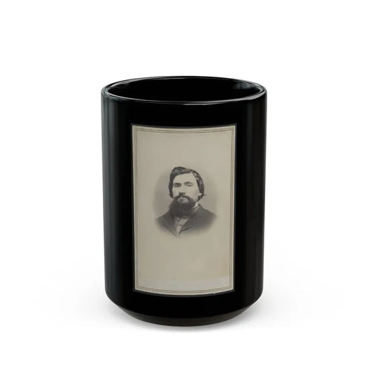 Unidentified Man 005 (U.S. Civil War) Black Coffee Mug 15oz - Go Mug Yourself