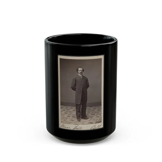 Unidentified Man 008 (U.S. Civil War) Black Coffee Mug 15oz - Go Mug Yourself