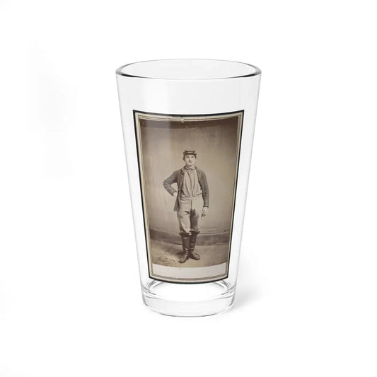 Unidentified Man In Tall Boots (U.S. Civil War) Pint Glass 16oz 16oz - Go Mug Yourself