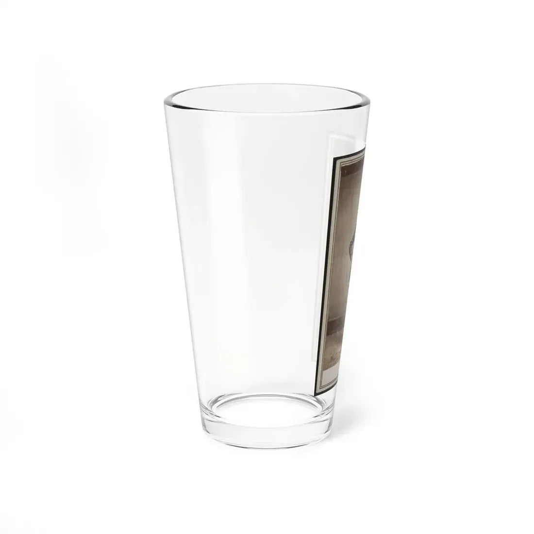 Unidentified Man In Tall Boots (U.S. Civil War) Pint Glass 16oz - Go Mug Yourself