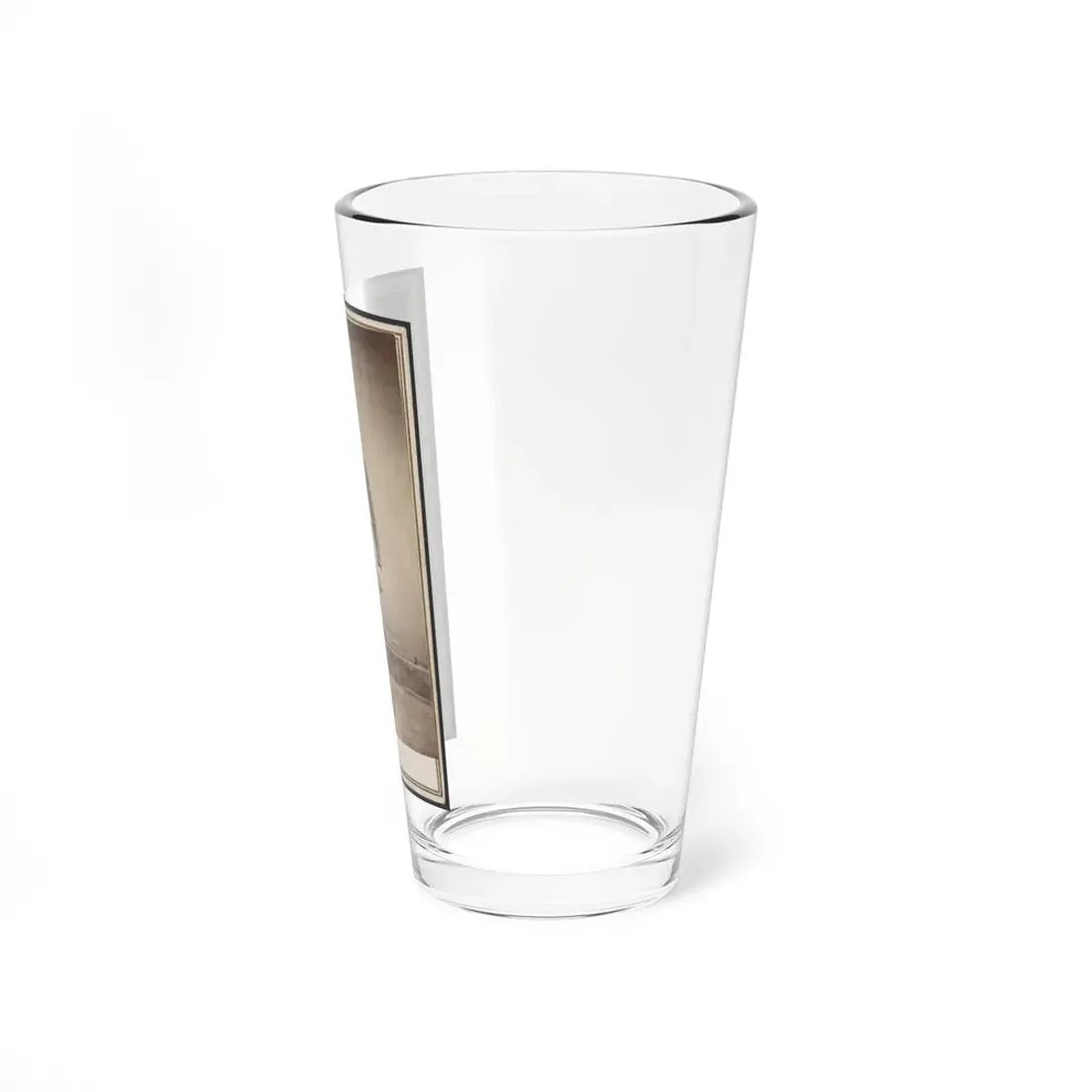 Unidentified Man In Tall Boots (U.S. Civil War) Pint Glass 16oz - Go Mug Yourself