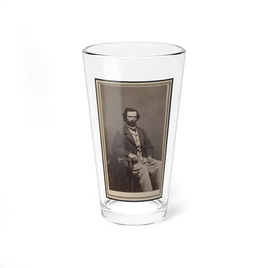 Unidentified Man Seated At Table (U.S. Civil War) Pint Glass 16oz 16oz - Go Mug Yourself