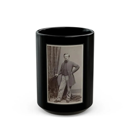 Unidentified Man (U.S. Civil War) Black Coffee Mug 15oz - Go Mug Yourself