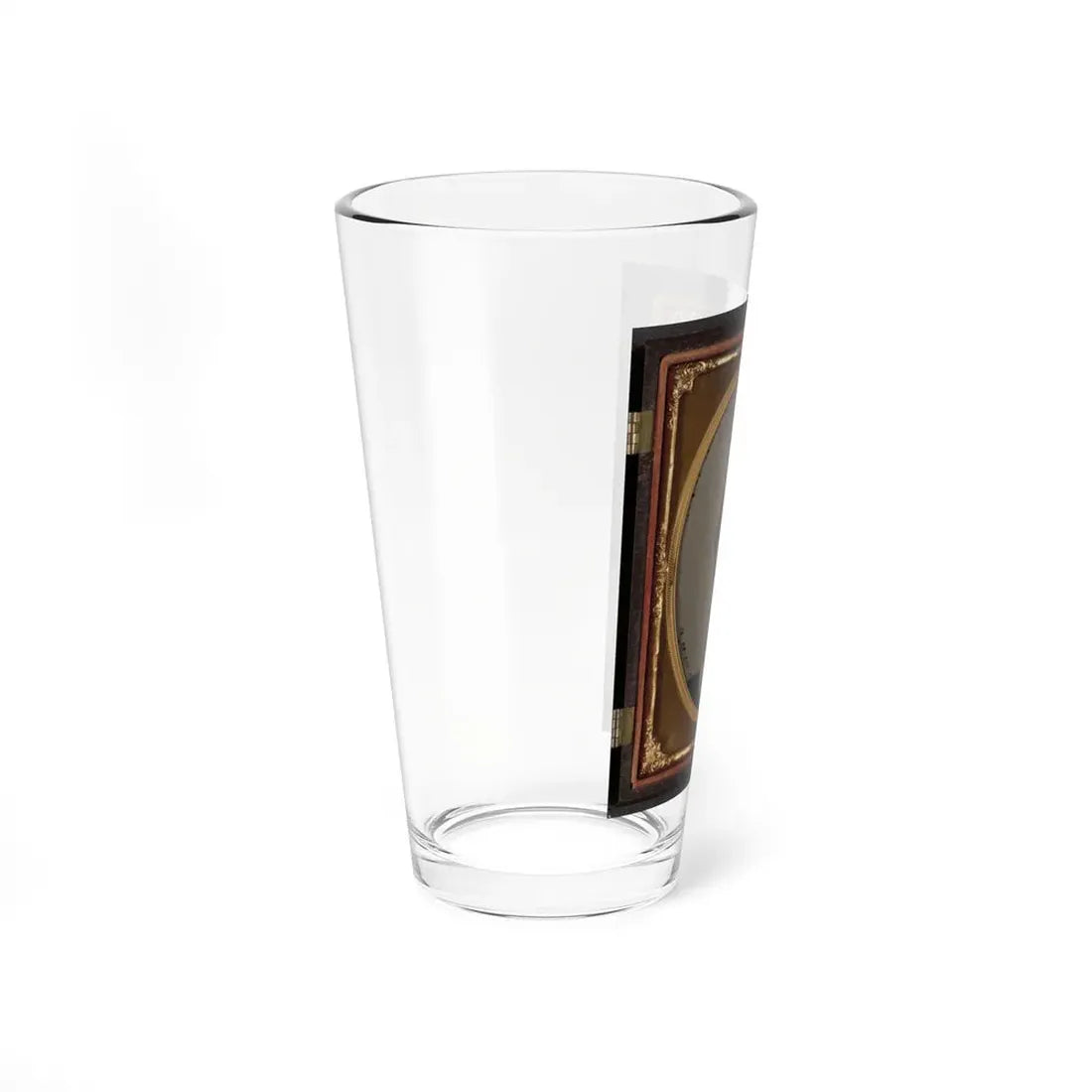 Unidentified Man With Gold Mining Equipment And Wearing A U.S. Beltplate (U.S. Civil War) Pint Glass 16oz - Go Mug Yourself