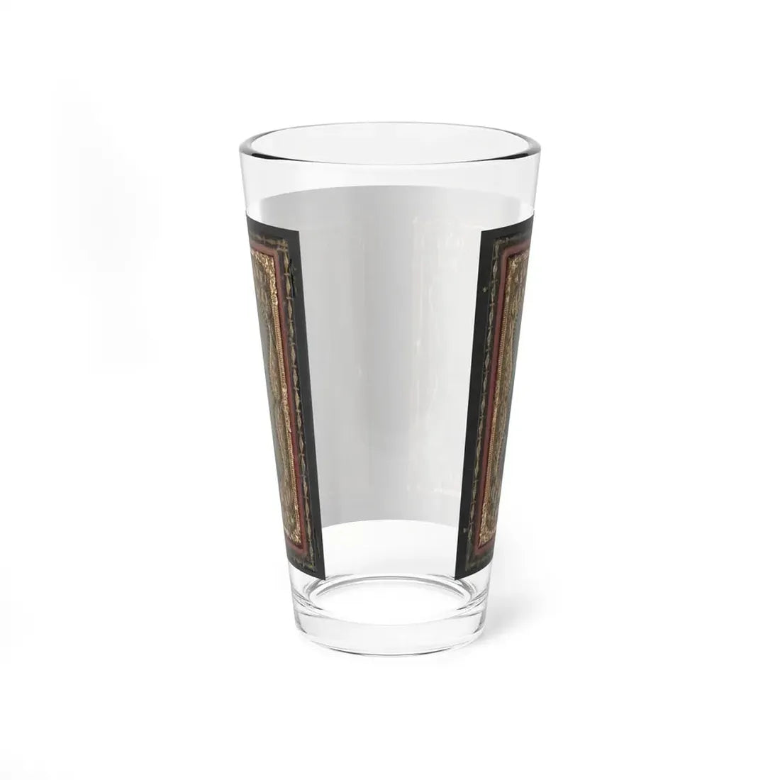 Unidentified Man, Woman, And Child And Unidentified Soldier With Musket And Woman (U.S. Civil War) Pint Glass 16oz - Go Mug Yourself