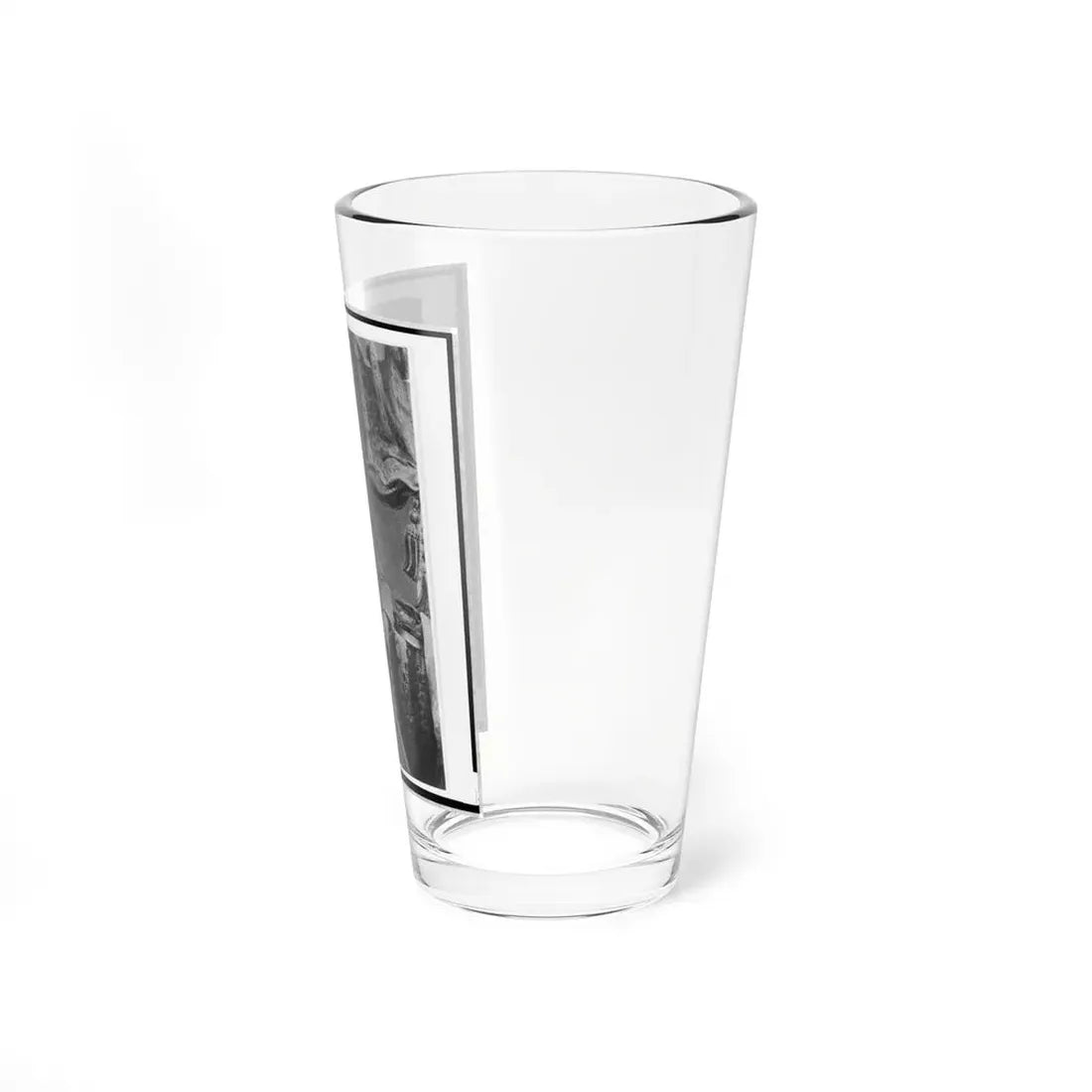 Unidentified Officer, Three-Quarter Length Portrait, Seated, With Left Hand On Sword, Facing Right (U.S. Civil War) Pint Glass 16oz - Go Mug Yourself