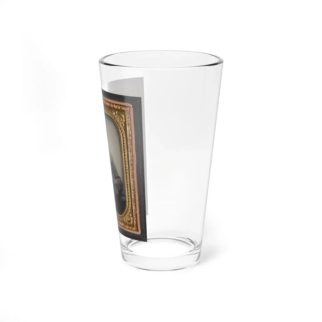 Unidentified Private In Confederate Uniform With Bowie Knife (U.S. Civil War) Pint Glass 16oz - Go Mug Yourself