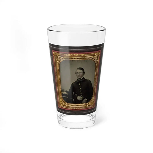 Unidentified Sailor In Union Master's Uniform With Navy Officer's Hat (U.S. Civil War) Pint Glass 16oz 16oz - Go Mug Yourself