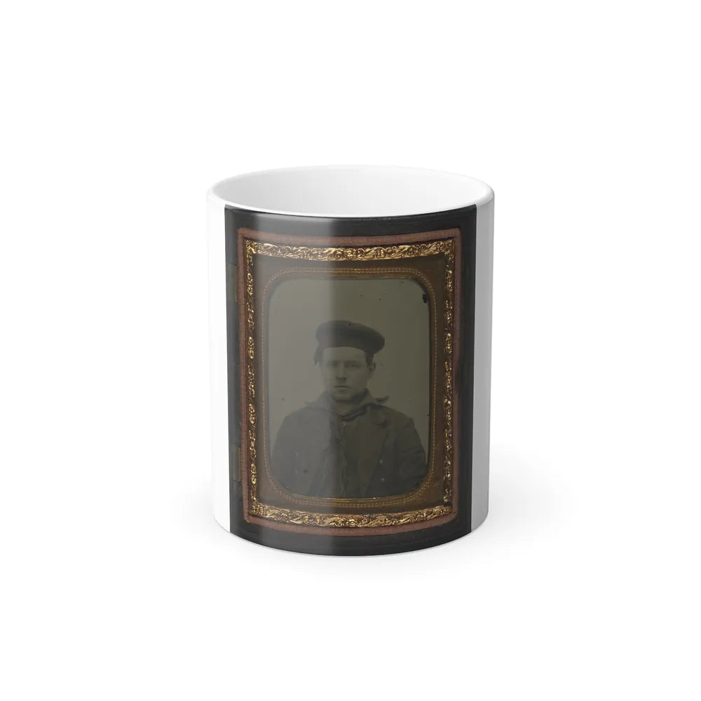 Unidentified Sailor in Union Uniform 001 (U.S. Civil War) Color Changing Coffee Mug 11oz-11oz-Go Mug Yourself