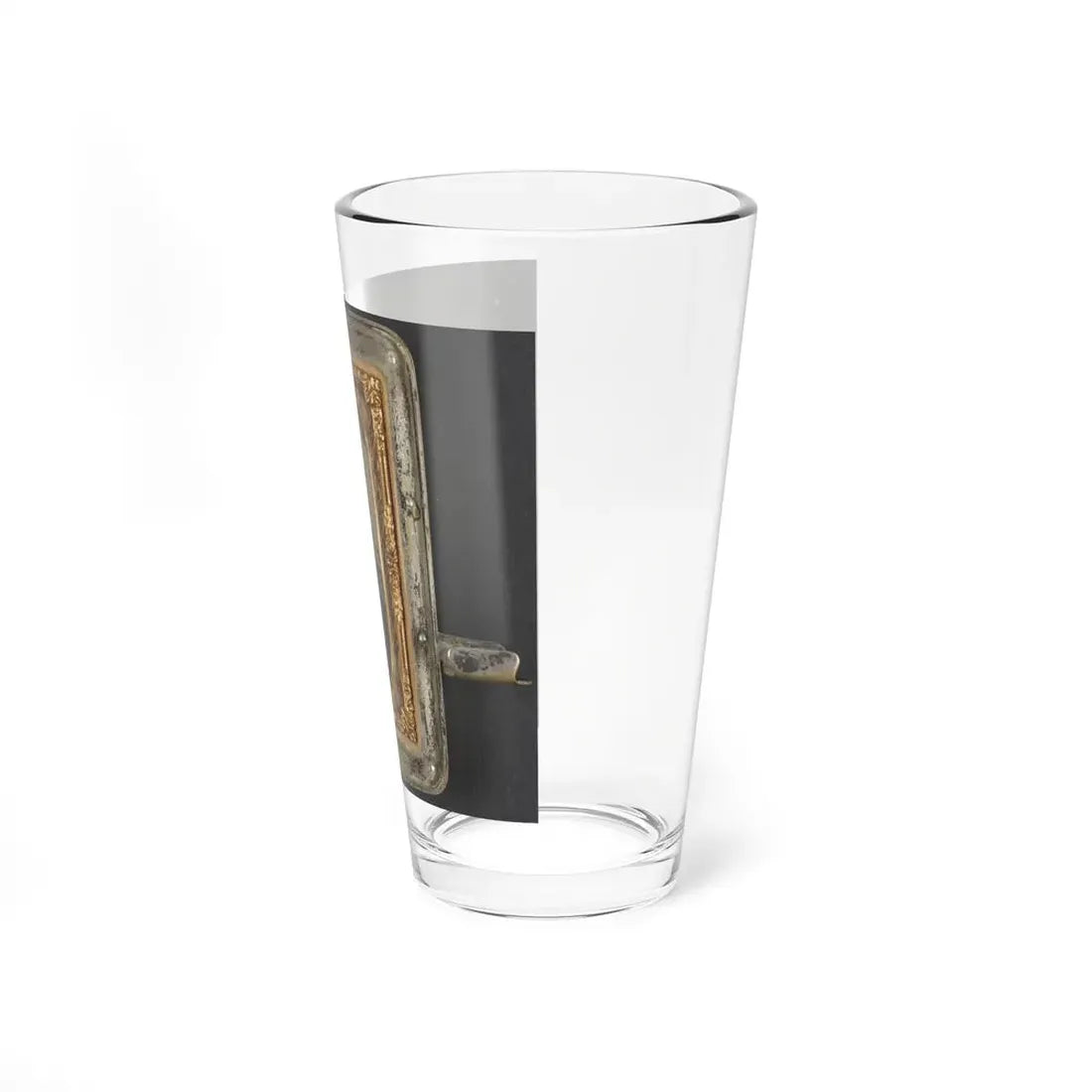 Unidentified Soldier In Confederate Cavalry Uniform With Sharps Carbine, Pistol, And Knife (1) (U.S. Civil War) Pint Glass 16oz - Go Mug Yourself