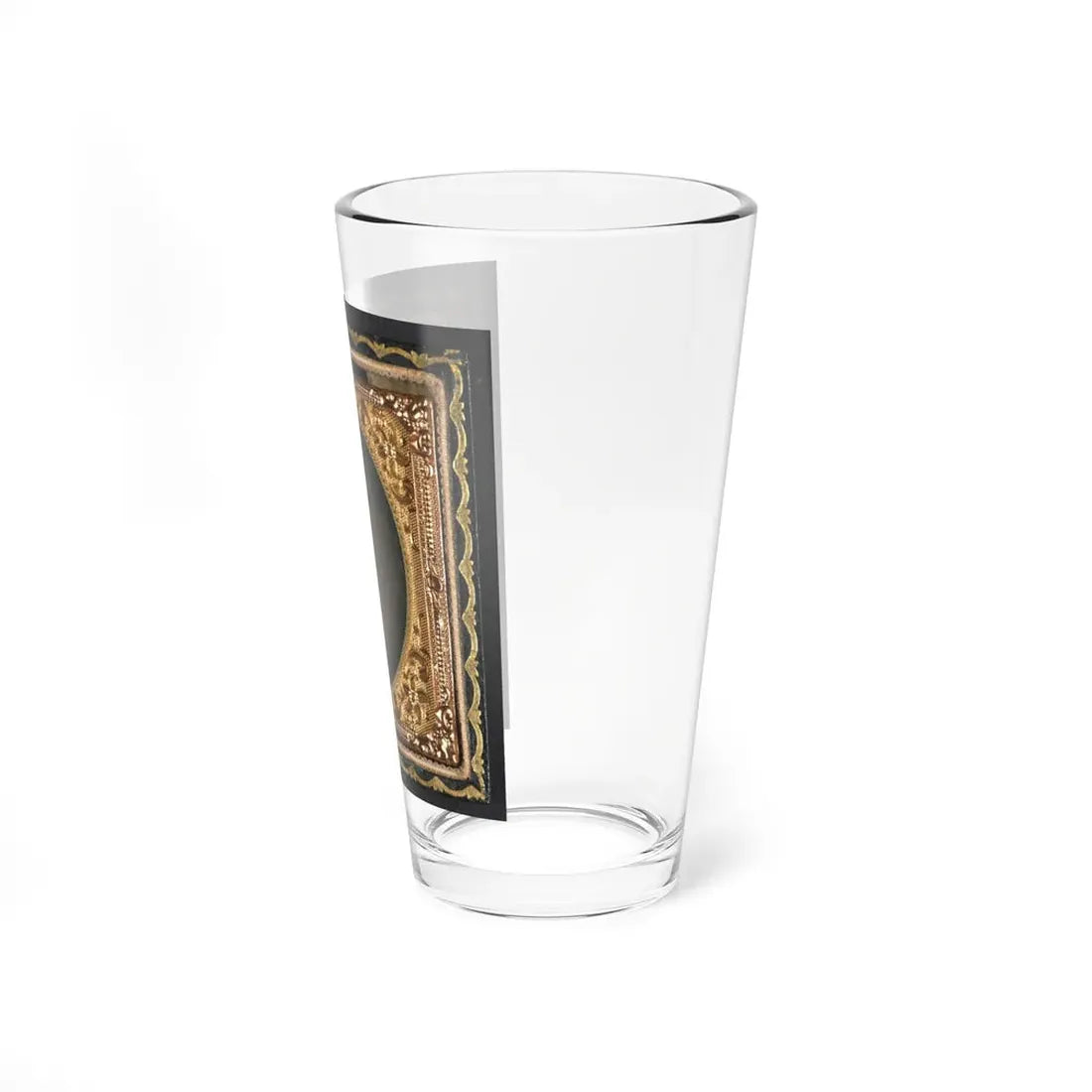 Unidentified Soldier In Confederate Jacket (U.S. Civil War) Pint Glass 16oz - Go Mug Yourself