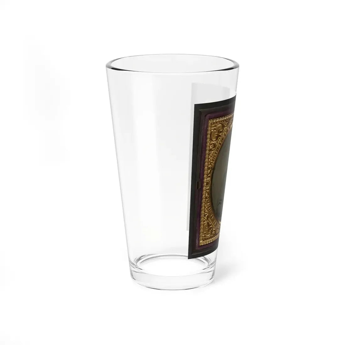 Unidentified Soldier In Confederate Shell Jacket (U.S. Civil War) Pint Glass 16oz - Go Mug Yourself
