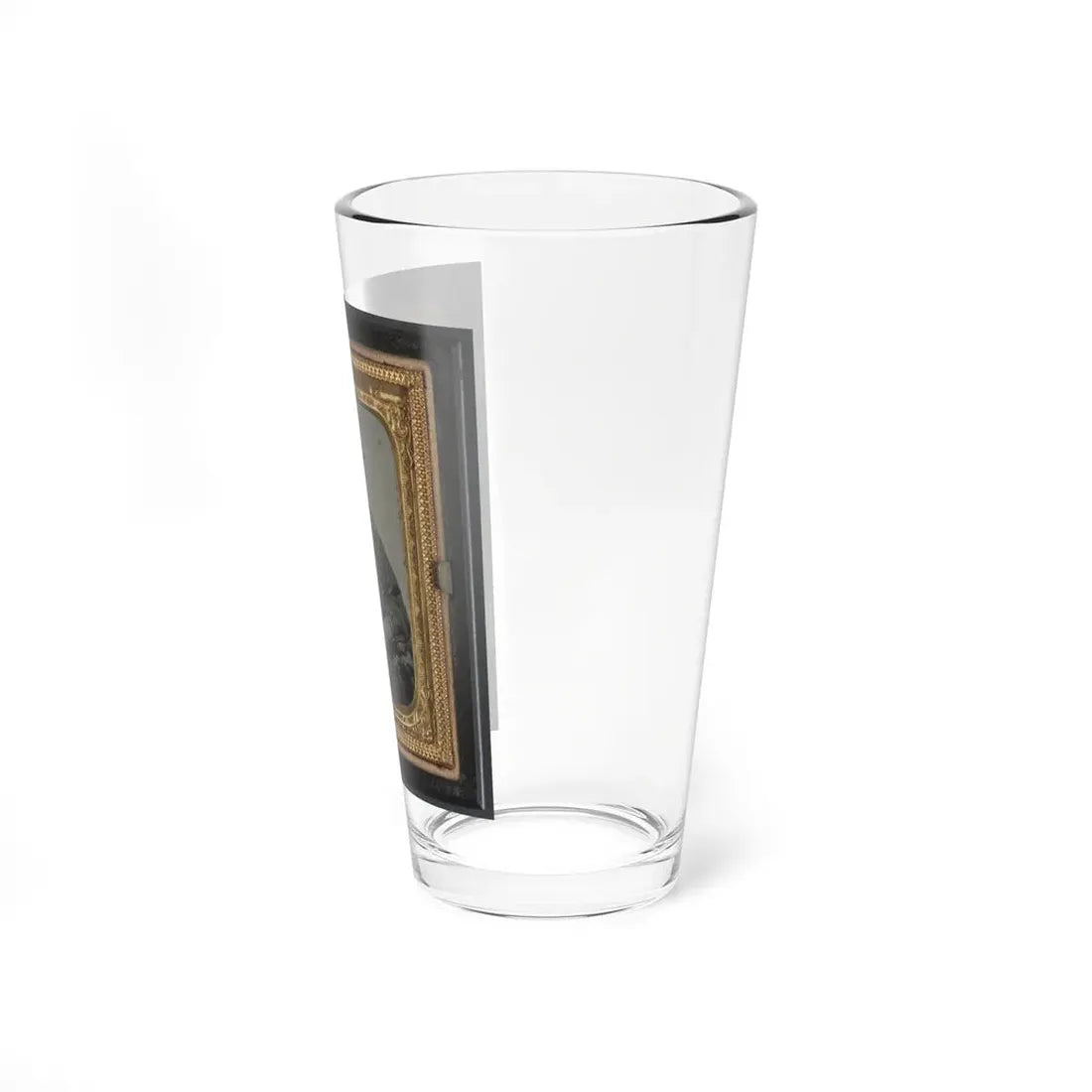 Unidentified Soldier In Confederate Uniform With Bowie Knife(2) (U.S. Civil War) Pint Glass 16oz - Go Mug Yourself