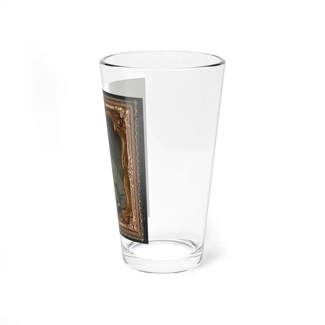 Unidentified Soldier In Confederate Uniform With Gun (U.S. Civil War) Pint Glass 16oz - Go Mug Yourself