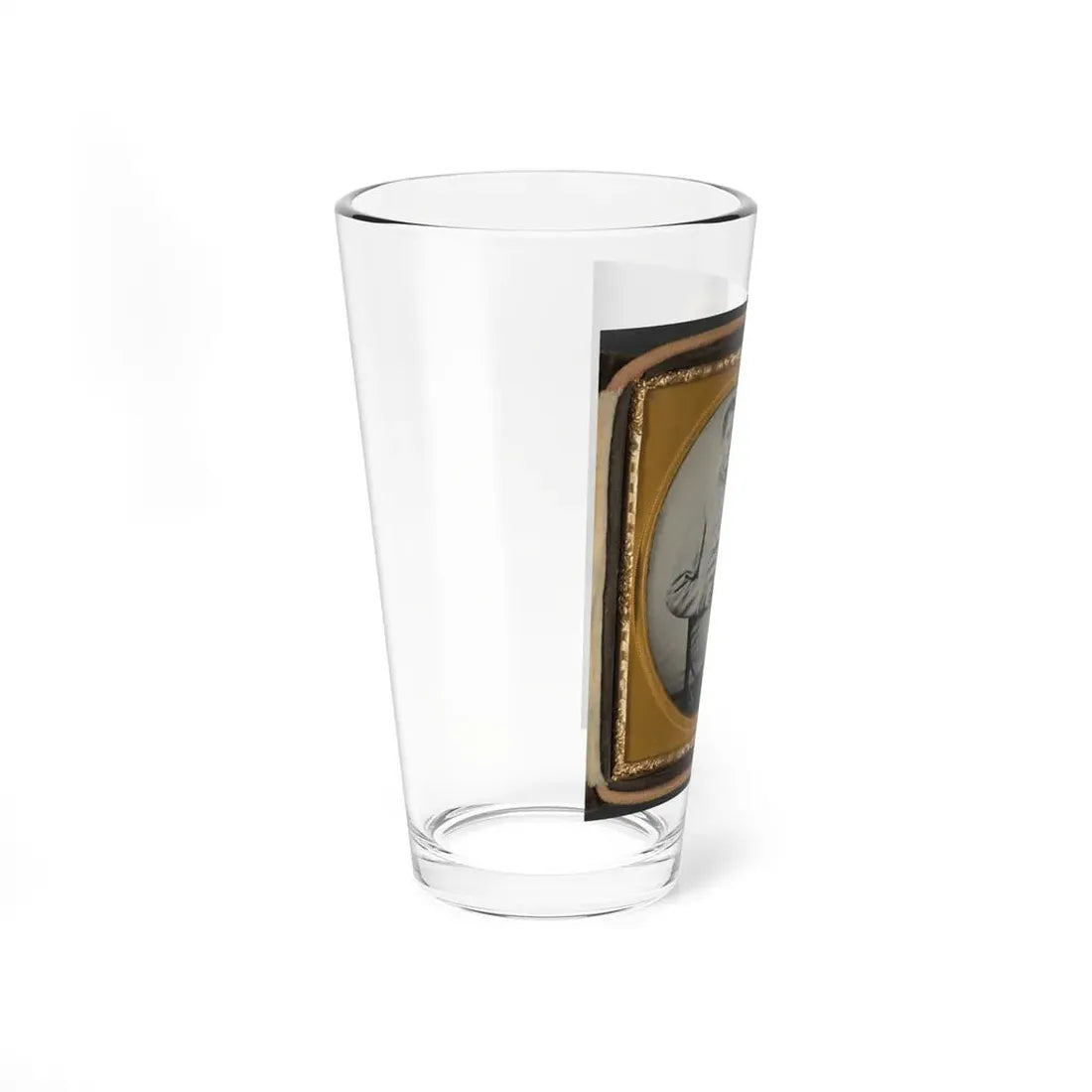 Unidentified Soldier In Confederate Uniform With Lanyard Around His Neck (U.S. Civil War) Pint Glass 16oz - Go Mug Yourself