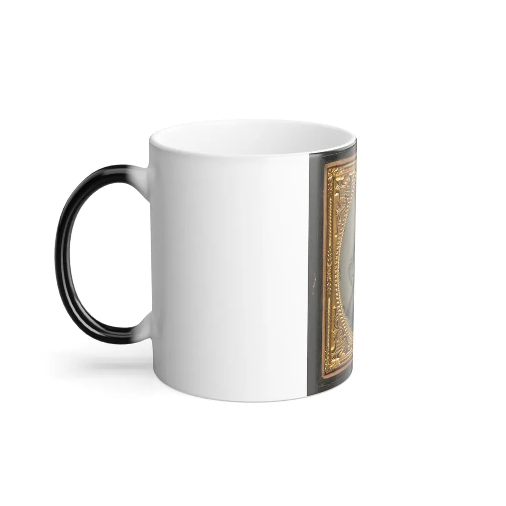 Unidentified Soldier in Confederate Uniform With Musket (U.S. Civil War) Color Changing Coffee Mug 11oz-Go Mug Yourself