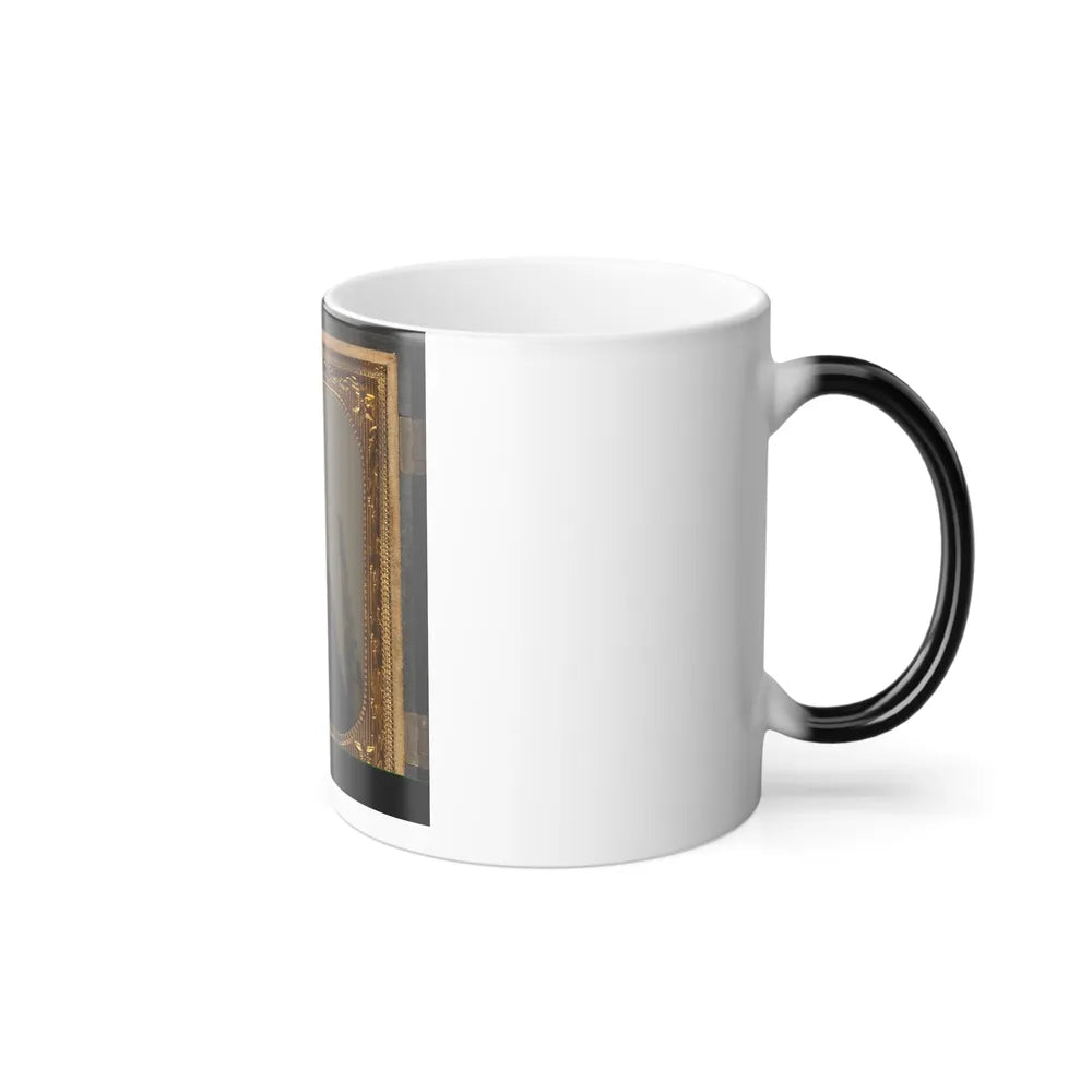 Unidentified Soldier in Union New York Style Shell Jacket With American Flag (U.S. Civil War) Color Changing Coffee Mug 11oz-Go Mug Yourself