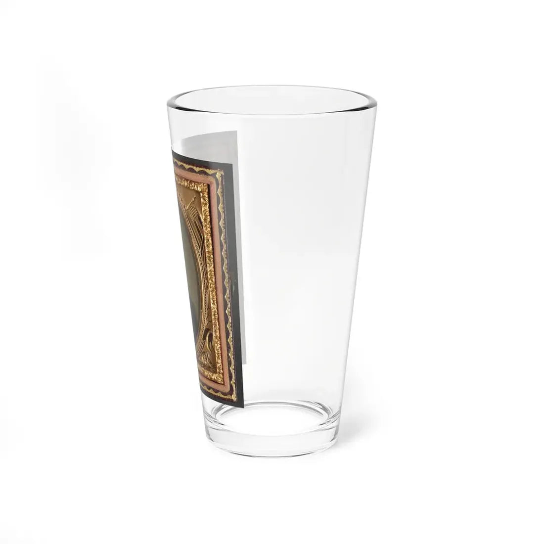 Unidentified Soldier In Union Uniform And 14th New Hampshire Infantry Regiment Kepi (U.S. Civil War) Pint Glass 16oz - Go Mug Yourself
