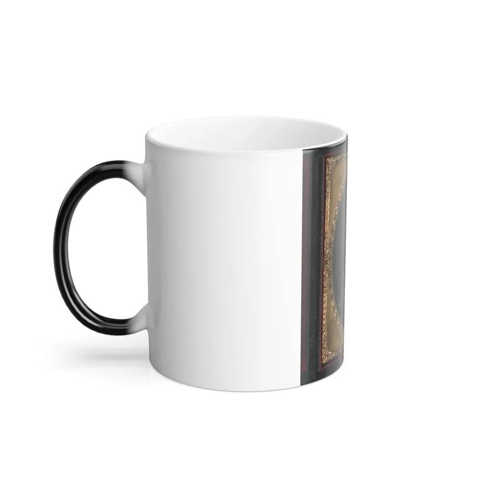Unidentified Soldier in Union Uniform and Ohio Volunteer Militia Belt Buckle (U.S. Civil War) Color Changing Coffee Mug 11oz-Go Mug Yourself