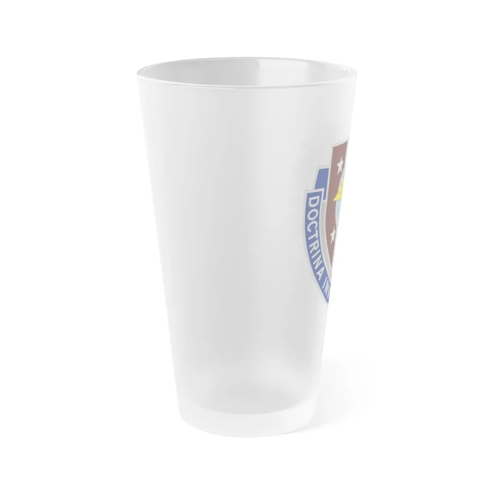 Uniformed Services University of the Health Sciences 2 (U.S. Army) Frosted Pint Glass 16oz-Go Mug Yourself