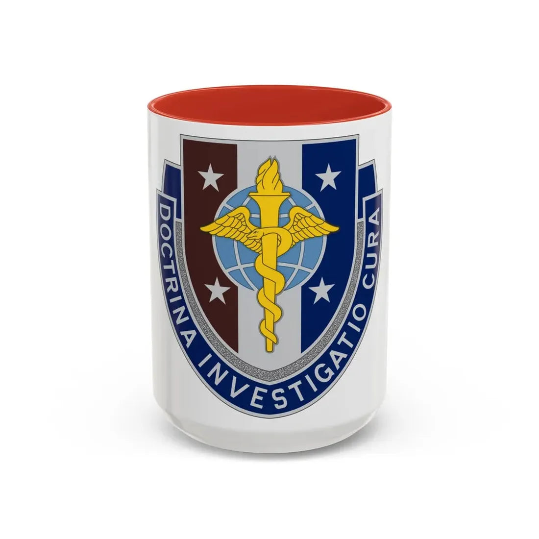 Uniformed Services University of the Health Sciences 2 (U.S. Army) Accent Coffee Mug 15oz Red - Go Mug Yourself
