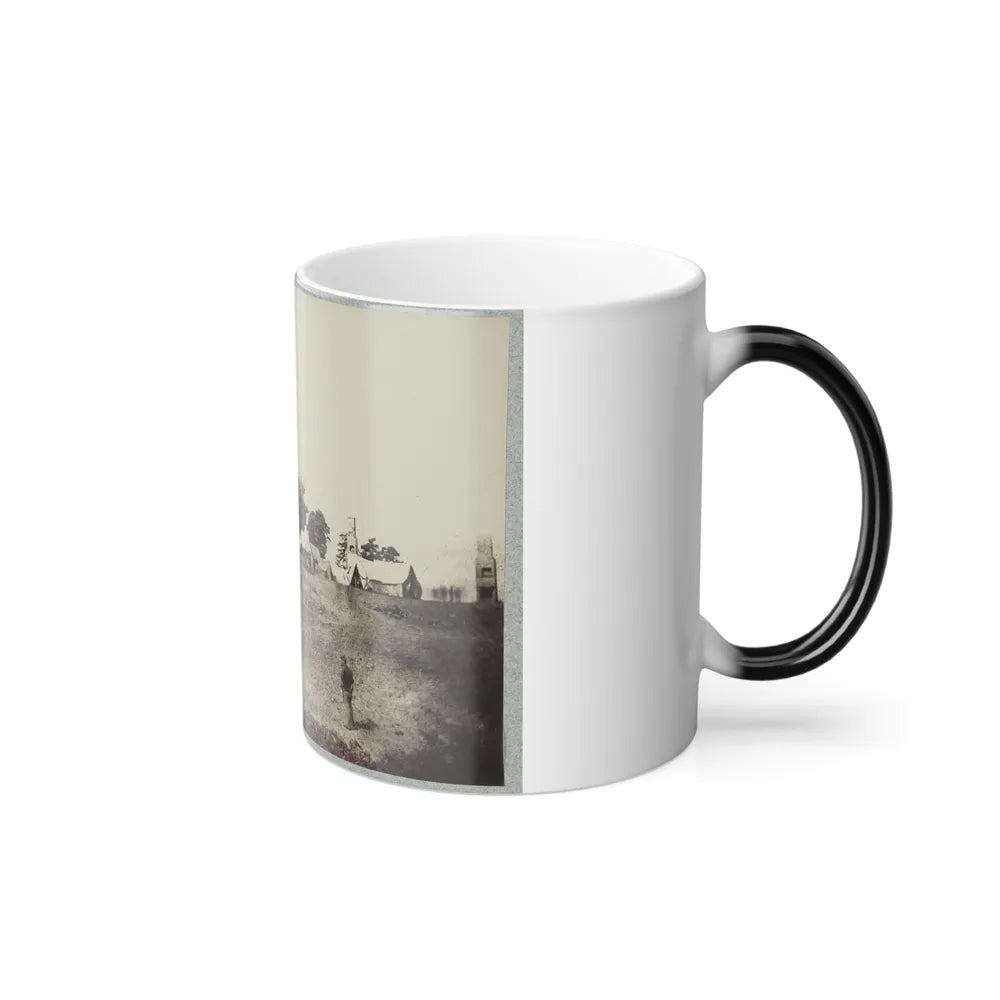 Union Soldiers Stand in Front of Their Camp (U.S. Civil War) Color Changing Coffee Mug 11oz-Go Mug Yourself