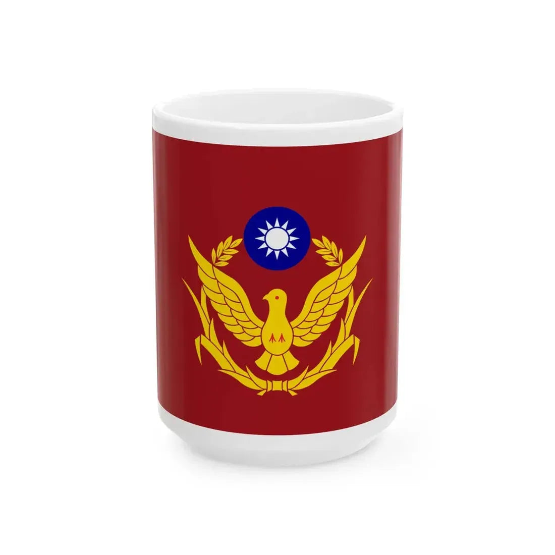 Unit Flag of ROC Police (China) White Coffee Mug 15oz - Go Mug Yourself