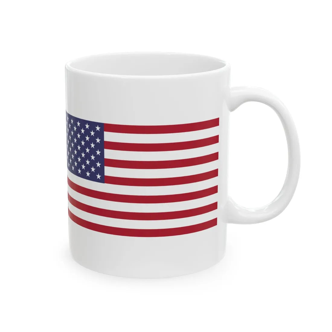 United Kingdom and United States flags (United Kingdom) White Coffee Mug - Go Mug Yourself