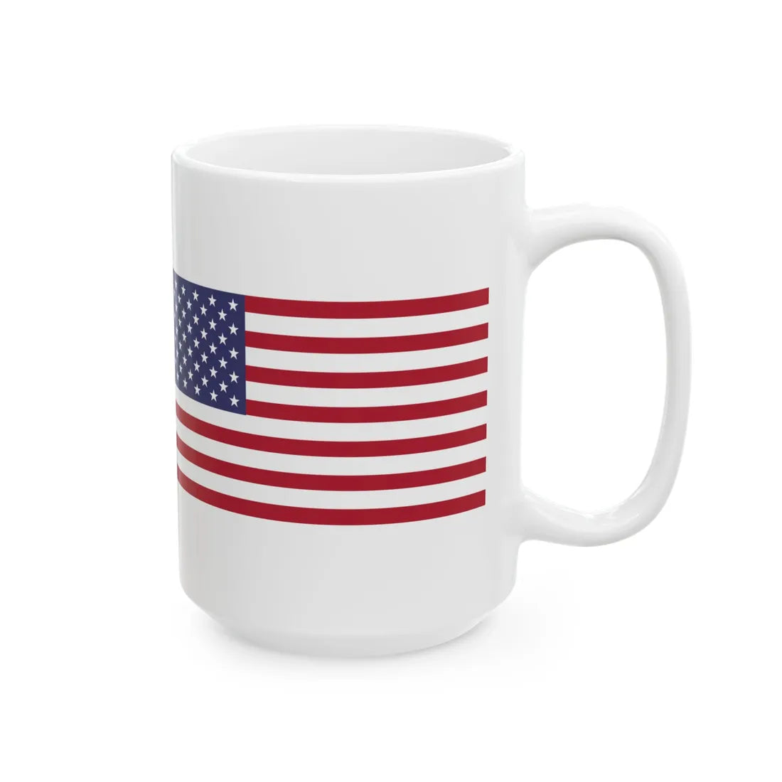 United Kingdom and United States flags (United Kingdom) White Coffee Mug - Go Mug Yourself