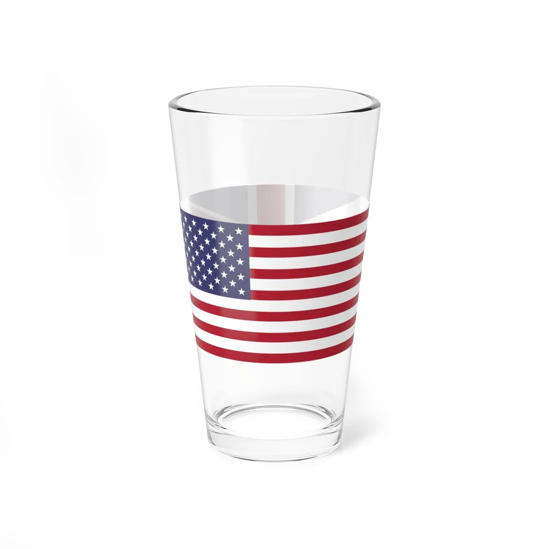 United Kingdom and United States flags (United States) Pint Glass 16oz - Go Mug Yourself