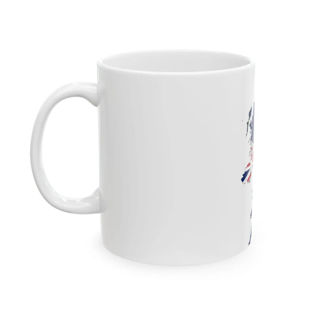 United Kingdom-Flagmap (United Kingdom) White Coffee Mug - Go Mug Yourself