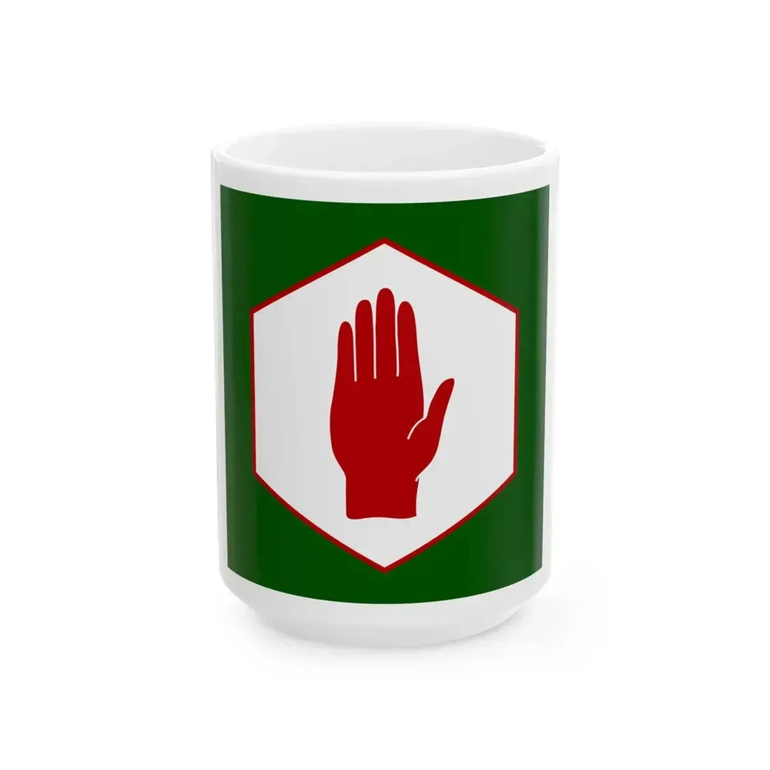 United northern ireland emblem (Ireland) White Coffee Mug 15oz - Go Mug Yourself