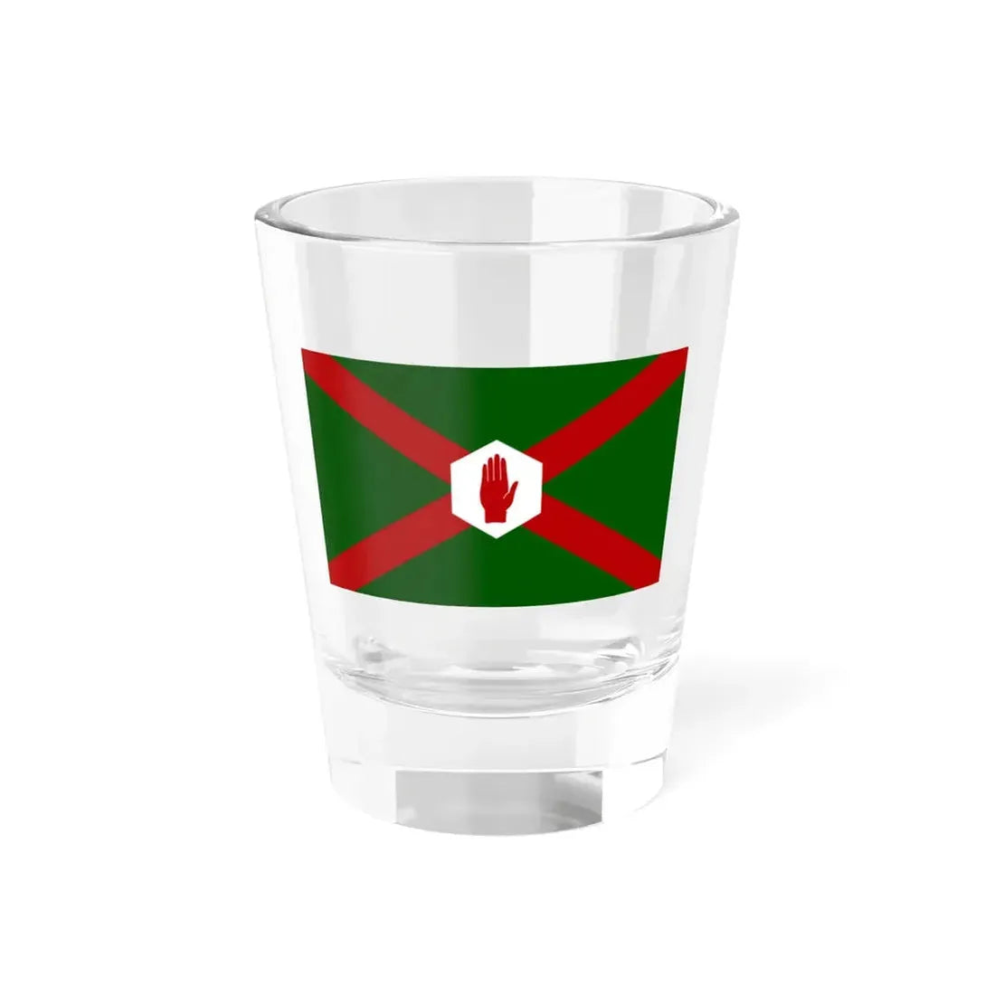 United northern ireland flag bland (Ireland) Shot Glass 1.5oz 1.5oz - Go Mug Yourself