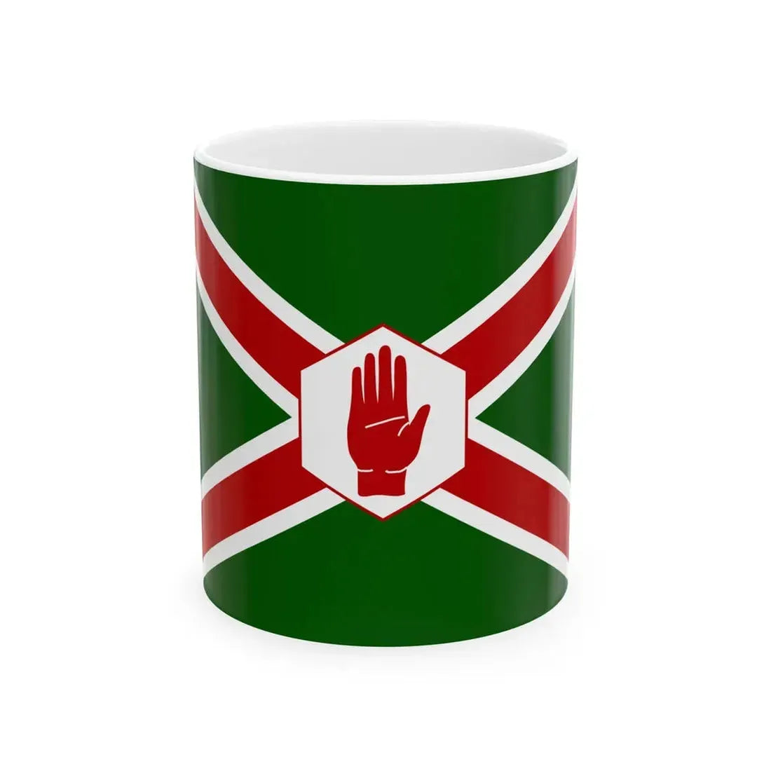 United northern ireland flag (Ireland) White Coffee Mug 11oz - Go Mug Yourself