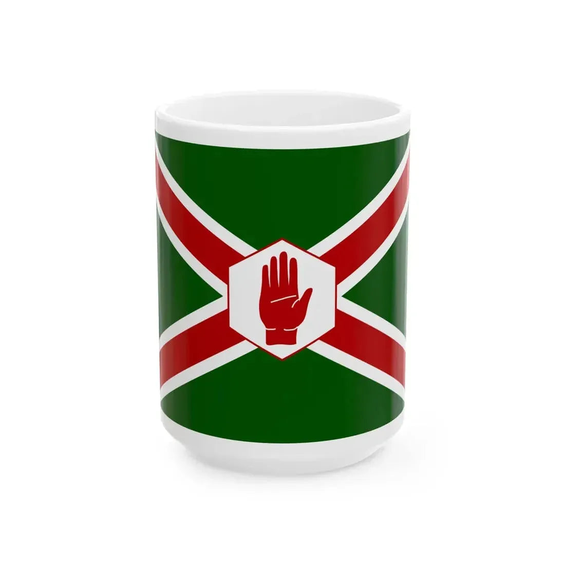United northern ireland flag (Ireland) White Coffee Mug 15oz - Go Mug Yourself