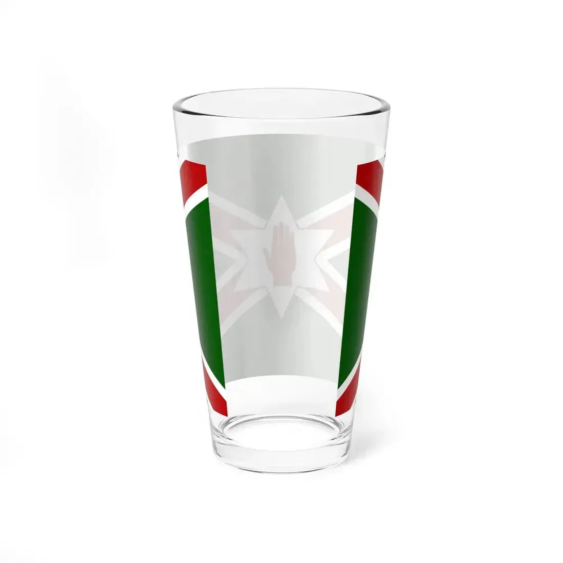 United Saint Patricks flag for Northern Ireland (Ireland) Pint Glass 16oz - Go Mug Yourself
