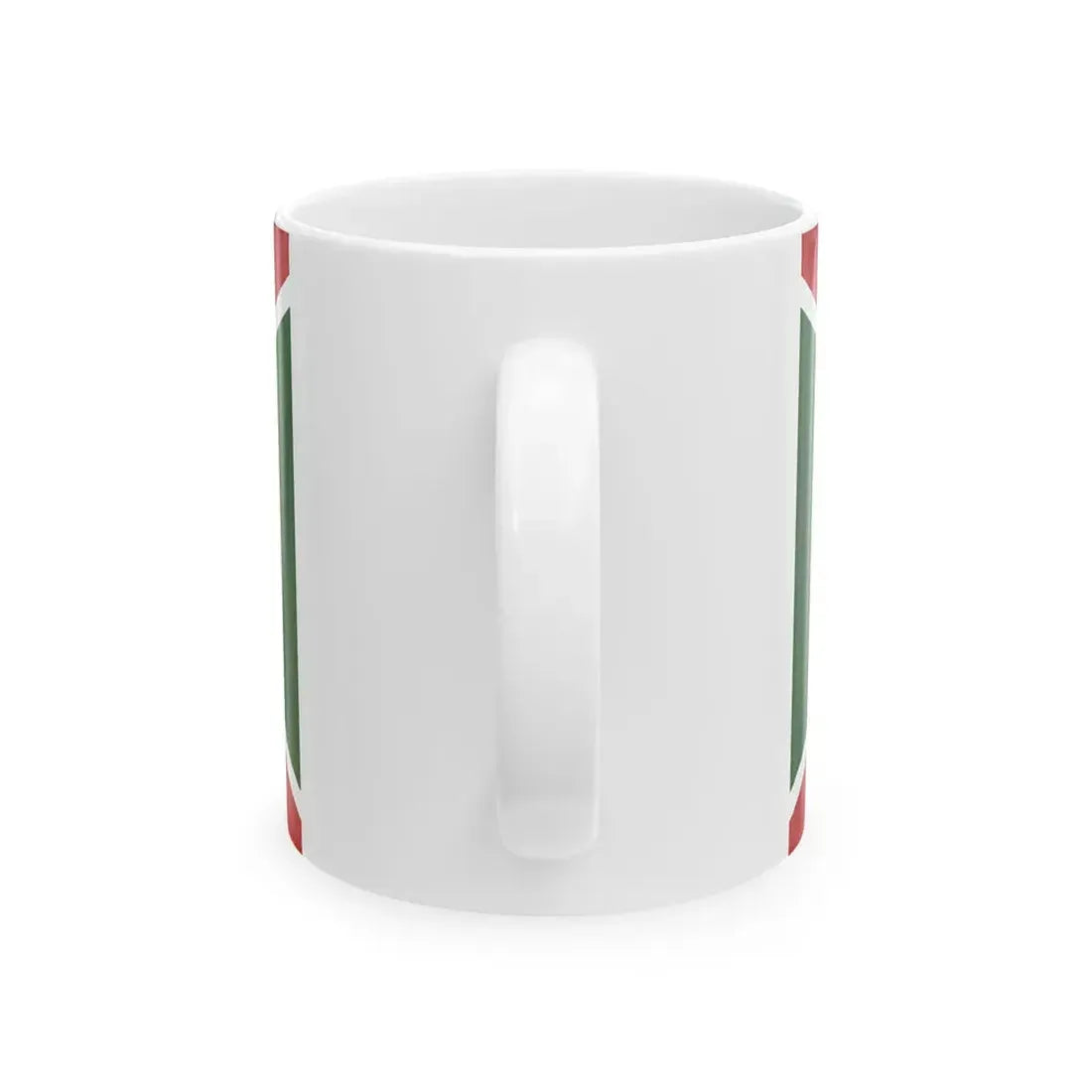 United Saint Patricks flag for Northern Ireland (Ireland) White Coffee Mug - Go Mug Yourself