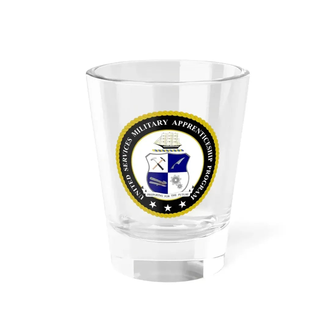 United Services Military Apprenticeship Program USMAP (U.S. Navy) Shot Glass 1.5oz 1.5oz - Go Mug Yourself