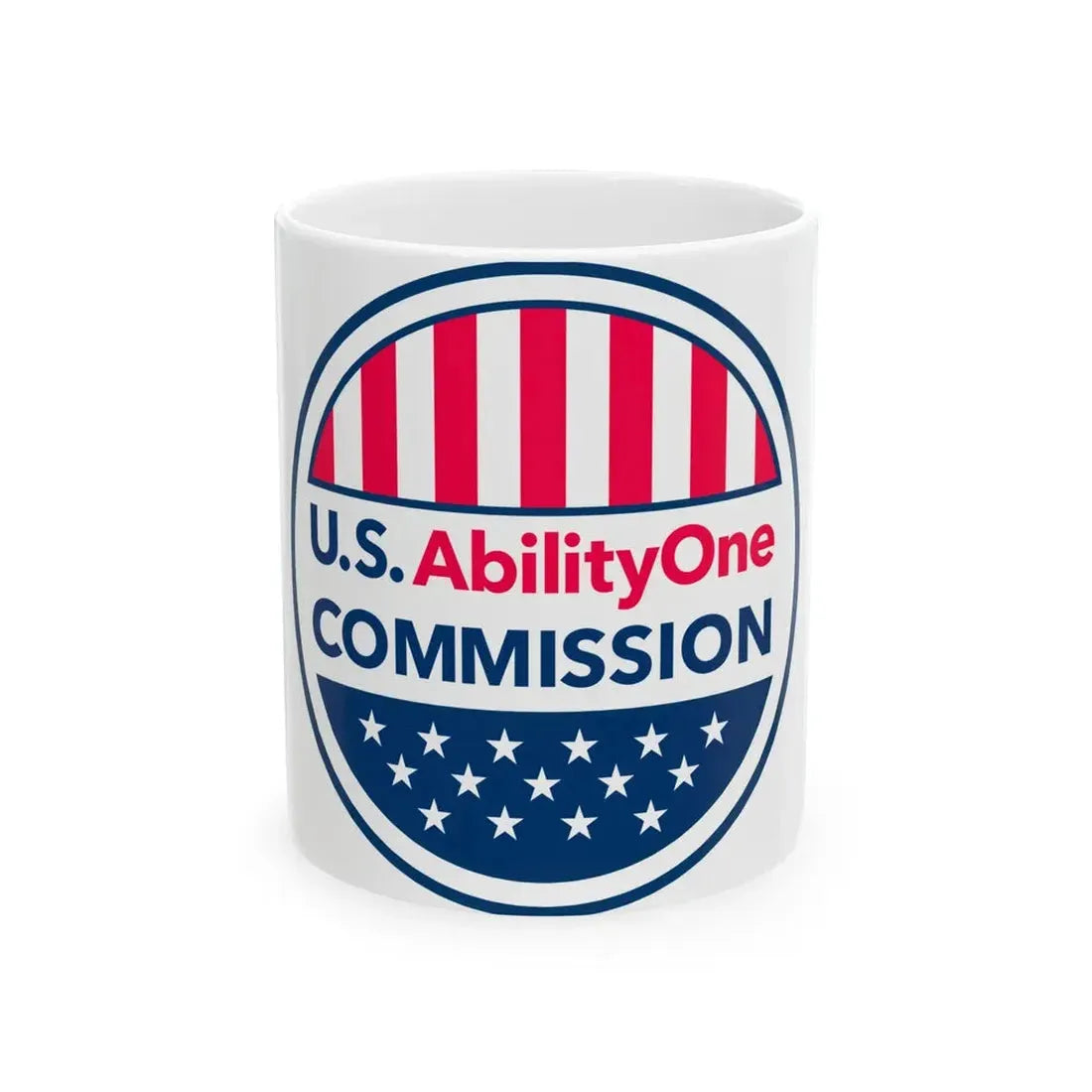 United States Ability One Commission - White Coffee Mug 11oz - Go Mug Yourself