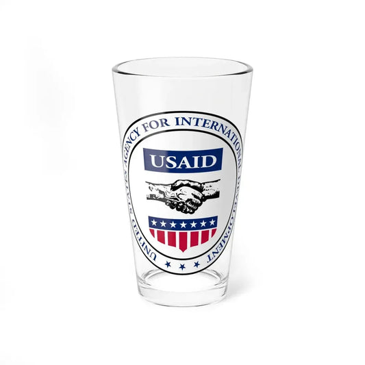 United States Agency for International Development - Pint Glass 16oz 16oz - Go Mug Yourself