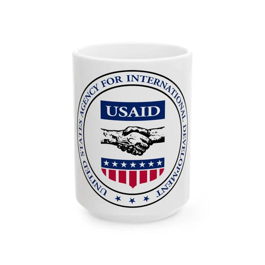 United States Agency for International Development - White Coffee Mug 15oz - Go Mug Yourself