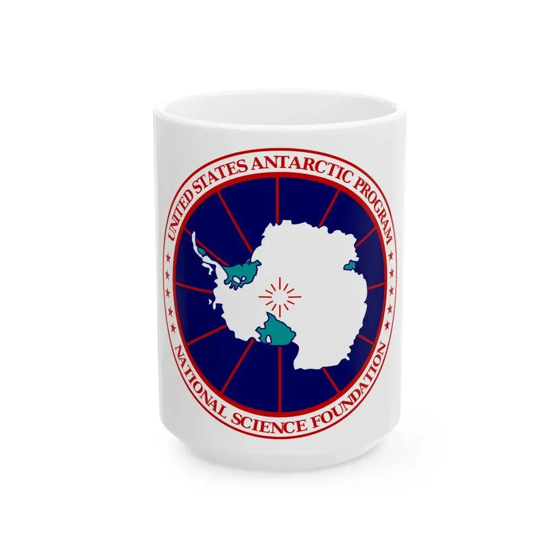 United States Antarctic Program - White Coffee Mug 15oz - Go Mug Yourself