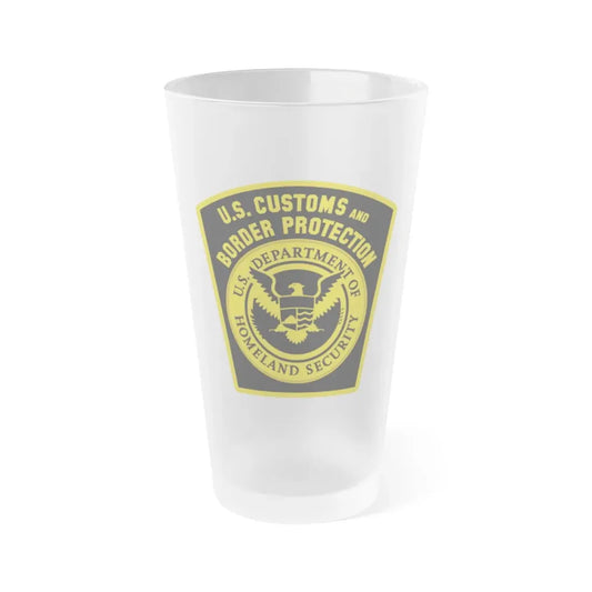 United States Border Patrol - Frosted Pint Glass 16oz 16oz Frosted - Go Mug Yourself
