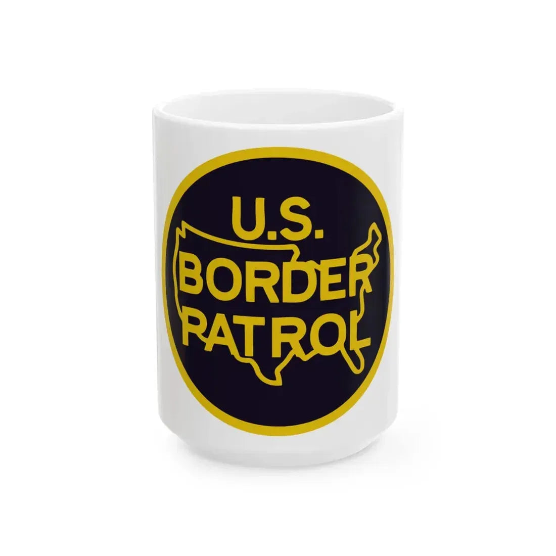 United States Border Patrol v2 - White Coffee Mug 15oz - Go Mug Yourself